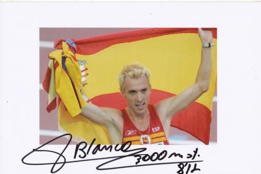 Jose Luis Blanco  Spanien  Leichtathletik Autogramm Foto original signiert 