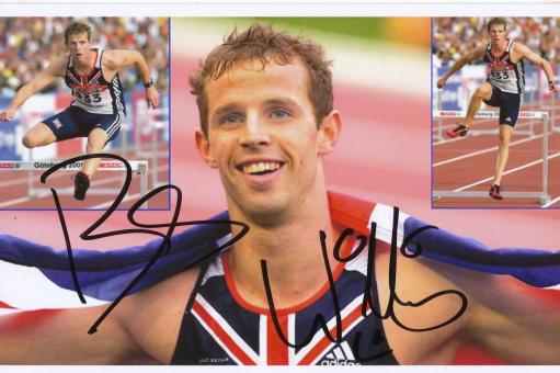 Rhys Williams  Großbritanien  Leichtathletik Autogramm Foto original signiert 