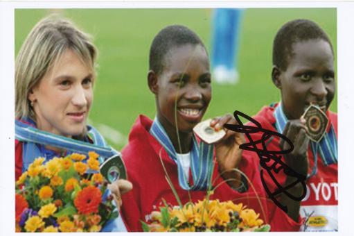 Dorcus Inzikuru  Uganda  Leichtathletik Autogramm Foto original signiert 