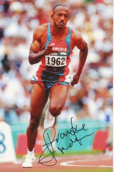 Frank Fredericks  Namibia  Leichtathletik Autogramm Foto original signiert 