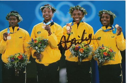 Aleen Bailey  Jamaica  Leichtathletik Autogramm Foto original signiert 