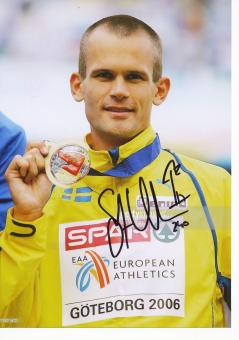Stefan Holm  Schweden Leichtathletik Autogramm 13x18 cm Foto original signiert 