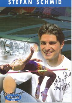 Stefan Schmid  BRD Leichtathletik Autogrammkarte original signiert 