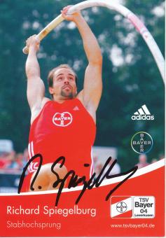 Richard Spiegelburg  BRD Leichtathletik Autogrammkarte original signiert 