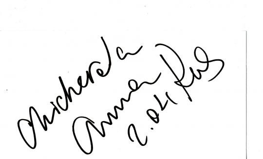 Anna Chicherova  Rußland  Leichtathletik Blanko Karte original signiert 