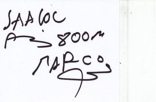 Amine Laalou  Marokko  Leichtathletik Blanko Karte original signiert 
