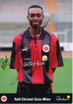 Rolf Christel Guie Mien  1999/2000  Eintracht Frankfurt  Fußball Autogrammkarte original signiert 
