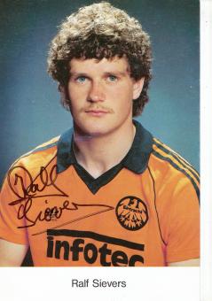 Ralf Sievers  1982/1983  Eintracht Frankfurt  Fußball Autogrammkarte original signiert 