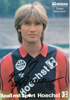 Dieter Kitzmann  1986/1987  Eintracht Frankfurt  Fußball Autogrammkarte original signiert 