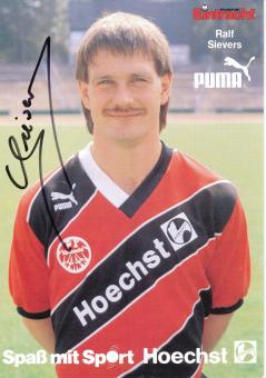 Ralf Sievers  1988/1989  Eintracht Frankfurt  Fußball Autogrammkarte original signiert 