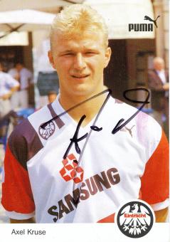 Axel Kruse  1991/1992  Eintracht Frankfurt  Fußball Autogrammkarte original signiert 