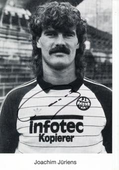 Joachim Jüriens  1983/1984  Eintracht Frankfurt  Fußball Autogrammkarte original signiert 