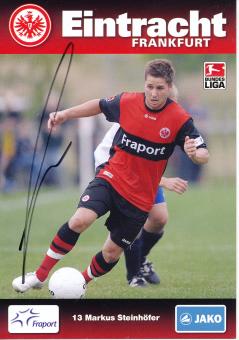 Markus Steinhöfer  2009/2010  Eintracht Frankfurt  Fußball Autogrammkarte original signiert 
