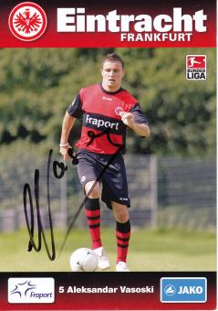 Aleksandar Vasoski  2009/2010  Eintracht Frankfurt  Fußball Autogrammkarte original signiert 
