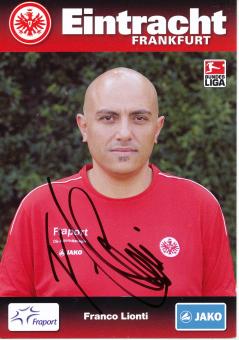 Franco Lionti  2009/2010  Eintracht Frankfurt  Fußball Autogrammkarte original signiert 