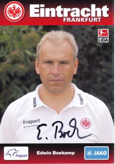 Edwin Boekamp  2009/2010  Eintracht Frankfurt  Fußball Autogrammkarte original signiert 