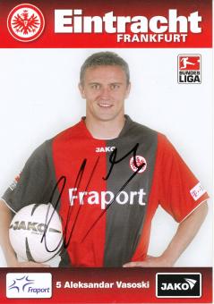 Aleksandar Vasoski  2008/2009  Eintracht Frankfurt  Fußball Autogrammkarte original signiert 