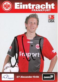 Alexander Krük  2008/2009  Eintracht Frankfurt  Fußball Autogrammkarte original signiert 