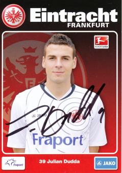 Julian Dudda  2011/2012  Eintracht Frankfurt  Fußball Autogrammkarte original signiert 