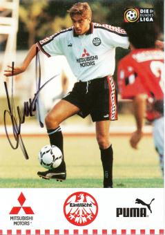 Slobodan Komljenovic  1997/1998  Eintracht Frankfurt  Fußball Autogrammkarte original signiert 