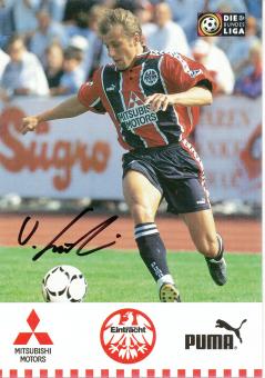 Urs Güntensperger  1997/1998  Eintracht Frankfurt  Fußball Autogrammkarte original signiert 