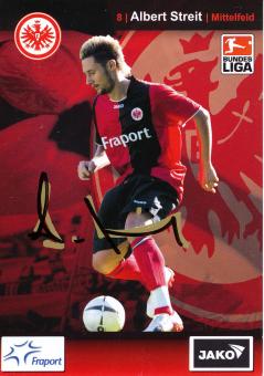Albert Streit  2007/2008  Eintracht Frankfurt  Fußball Autogrammkarte original signiert 