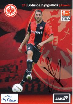 Sotirios Kyrgiakos  2007/2008  Eintracht Frankfurt  Fußball Autogrammkarte original signiert 