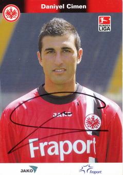 Daniyel Cimen  2005/2006 Eintracht Frankfurt  Fußball Autogrammkarte original signiert 