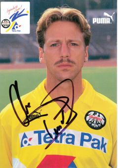 Uwe Bindewald  1993-1995  Eintracht Frankfurt  Fußball Autogrammkarte original signiert 
