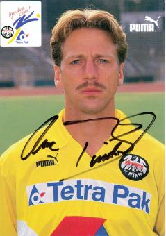 Uwe Bindewald  1993-1995  Eintracht Frankfurt  Fußball Autogrammkarte original signiert 