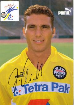 Jochen Kientz  1993-1995  Eintracht Frankfurt  Fußball Autogrammkarte original signiert 