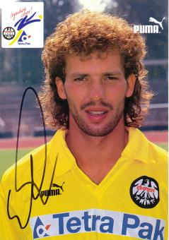 Ralf Weber  1993-1995  Eintracht Frankfurt  Fußball Autogrammkarte original signiert 