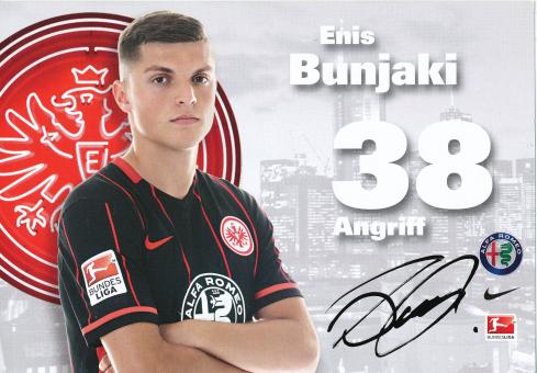 Enis Bunjaki  2015/2016  Eintracht Frankfurt  Fußball Autogrammkarte original signiert 