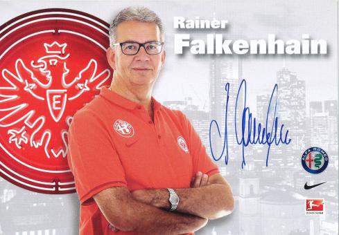Rainer Falkenhain  2015/2016  Eintracht Frankfurt  Fußball Autogrammkarte original signiert 