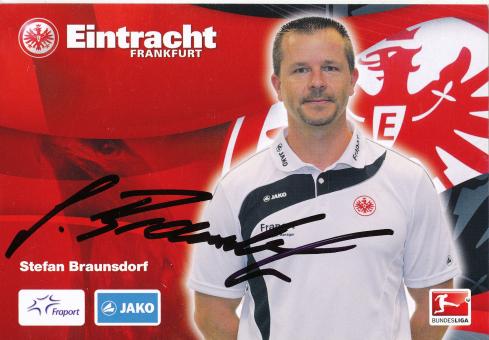 Stefan Braunsdorf  2010/2011  Eintracht Frankfurt  Fußball Autogrammkarte original signiert 