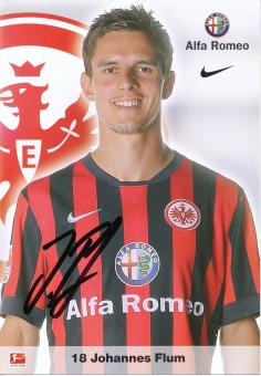 Johannes Flum  2014/2015  Eintracht Frankfurt  Fußball Autogrammkarte original signiert 
