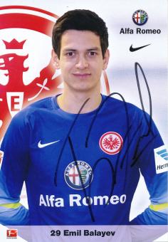 Emil Balayev  2014/2015  Eintracht Frankfurt  Fußball Autogrammkarte original signiert 