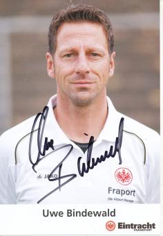 Uwe Bindewald   Eintracht Frankfurt  Fußball Autogrammkarte original signiert 