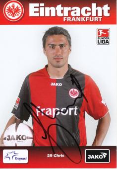 Chris   2008/2009   Eintracht Frankfurt  Fußball Autogrammkarte original signiert 