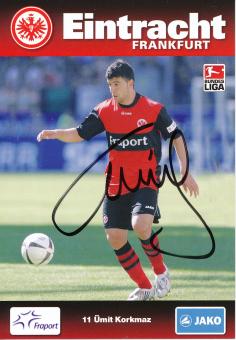 Ümit Korkmaz  2009/2010   Eintracht Frankfurt  Fußball Autogrammkarte original signiert 