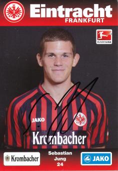 Sebastian Jung  2012/2013   Eintracht Frankfurt  Fußball Autogrammkarte original signiert 