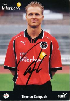 Thomas Zampach  1998/1999   Eintracht Frankfurt  Fußball Autogrammkarte original signiert 