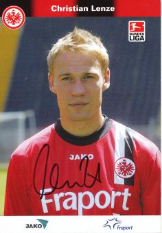 Christian Lenze  2005/2006   Eintracht Frankfurt  Fußball Autogrammkarte original signiert 