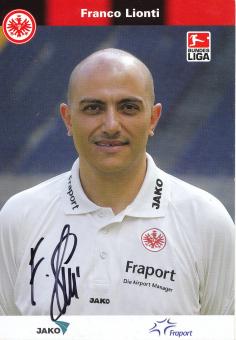 Franco Lionti  2005/2006   Eintracht Frankfurt  Fußball Autogrammkarte original signiert 