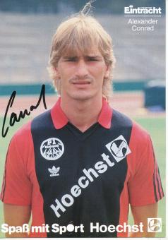 Alexander Conrad  1986/1987  Eintracht Frankfurt  Fußball Autogrammkarte original signiert 