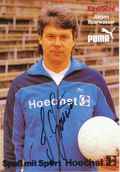 Jürgen Sparwasser  1987/1988  Eintracht Frankfurt  Fußball Autogrammkarte original signiert 