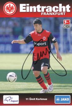 Ümit Korkmaz  2009/2010  Eintracht Frankfurt  Fußball Autogrammkarte original signiert 