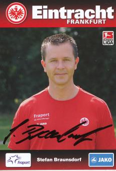 Stefan Braunsdorf  2009/2010  Eintracht Frankfurt  Fußball Autogrammkarte original signiert 