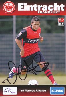 Marcos Alvarez  2009/2010  Eintracht Frankfurt  Fußball Autogrammkarte original signiert 