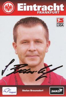 Stefan Braunsdorf  2008/2009  Eintracht Frankfurt  Fußball Autogrammkarte original signiert 